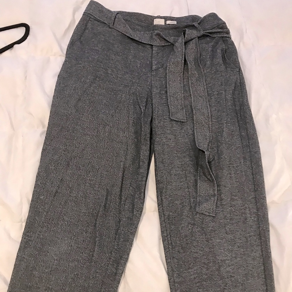 A new day tied grey trousers